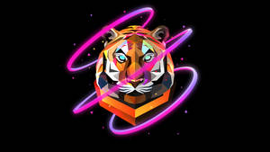 Polygon Art Tiger Wallpaper