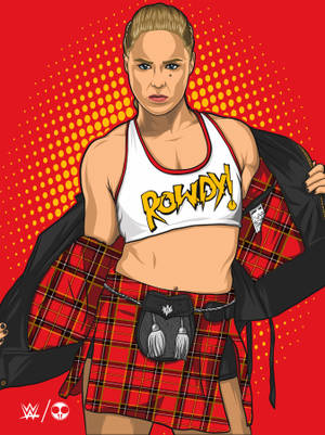 Pop Art Ronda Rousey Wallpaper