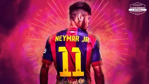 Pop Artistic Neymar Jr Artwork Wallpaper