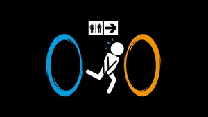 Portal 2 Game Funny Laptop Wallpaper
