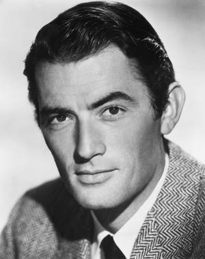 Portrait Of Actor Gregory Peck Wallpaper