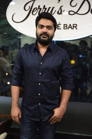 Portrait Simbu Navy Blue Shirt Wallpaper