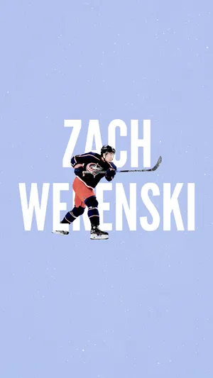 Portrait Themed Zachary Werenski Wallpaper