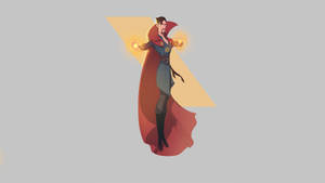 Posing Doctor Strange Minimalist Wallpaper