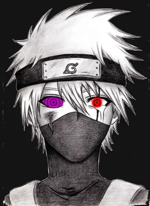 Possessing The Sharingan, Kakashi Looks Onward Wallpaper