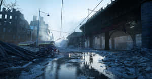 Post Apocalyptic Urban Landscape Wallpaper