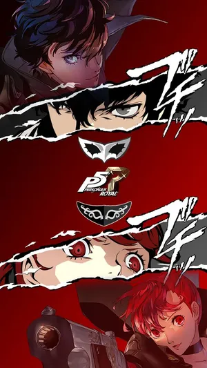 Poster For Persona 5 Phone Wallpaper