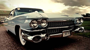 Powder Blue Cadillac El Dorado Wallpaper