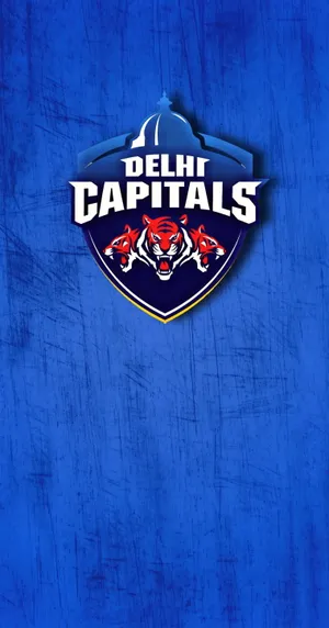 Power And Passion - The Delhi Capitals Logo Wallpaper