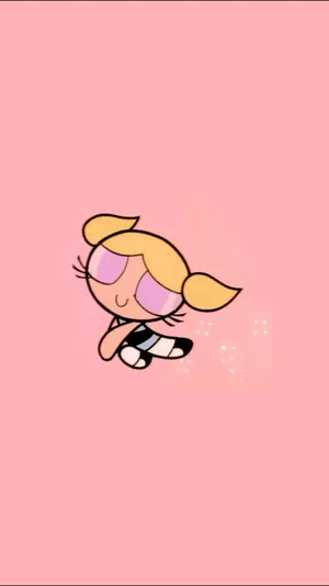 Power Puff Girls Bubbles Cartoon Phone Wallpaper