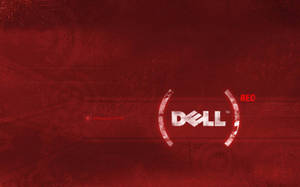 Powerful Garnet Red Dell Wordmark Wallpaper