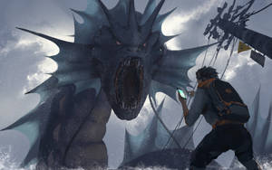 Powerful Sea Monster Gyarados Wallpaper