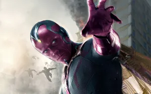 Powerful Ultron Against The Heroes Wallpaper