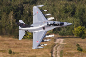 Powerful Yak-130 Fighter Jet In Flight Wallpaper