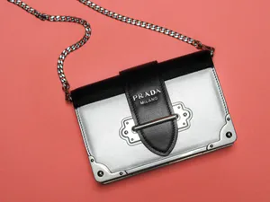 Prada Bag Pink Background Wallpaper