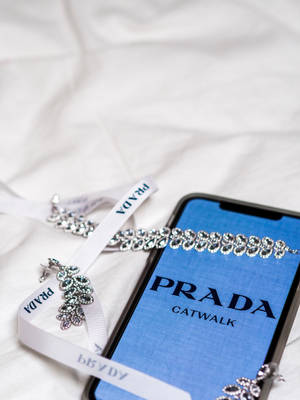 Prada Catwalk Blue Screensaver Wallpaper