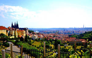 Prague Castle Gardens Most Beautiful Nature Wallpaper