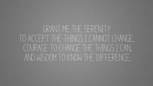 Pray For Serenity Wallpaper