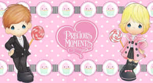 Precious Moments Cartoon Kids Wallpaper