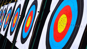 Precision Target On A Shooting Range Wallpaper