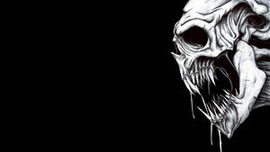 Prepare To Be Terrified By This Eerily Realistic Skull Wallpaper