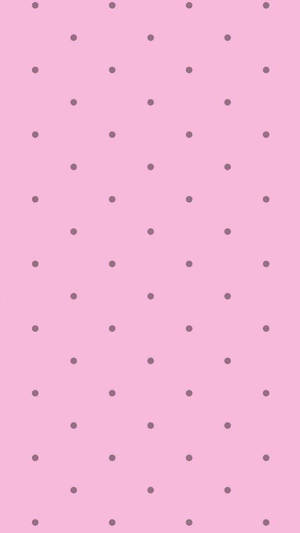 Preppy Pink Polka Dots Wallpaper