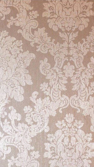 Pretty Damask Pattern Lock Screen Wallpaper