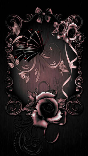 Pretty Gothic Lock Screen Wallpaper