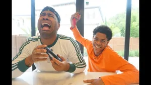 Prettyboyfredo Taking A Break For A Game Of Basketball Wallpaper