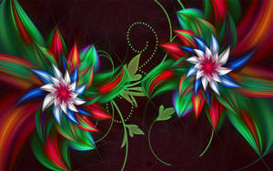 Preview Wallpaper 3d, Abstract, Fractal, Flowers Wallpaper