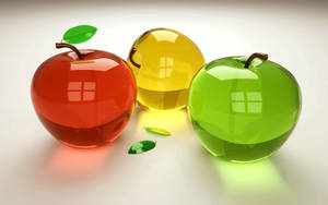 Preview Wallpaper 3d, Fruit, Glass Wallpaper