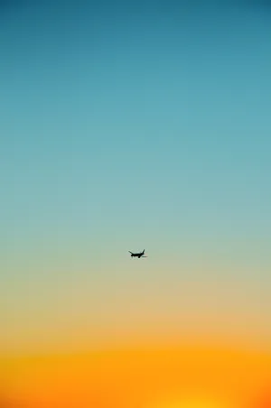 Preview Wallpaper Airplane, Sky, Flight, Minimalism Wallpaper