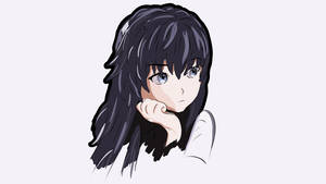 Preview Wallpaper Anime, Girl, Sadness, Look Wallpaper