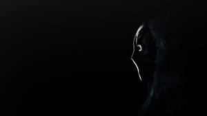 Preview Wallpaper Anonymous, Mask, Profile, Dark Wallpaper