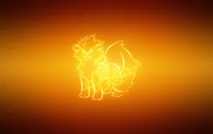 Preview Wallpaper Arcanine, Pokemon, Background, Animal Wallpaper