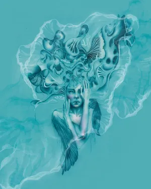 Preview Wallpaper Art, Imagination, Thoughts, Girl Wallpaper