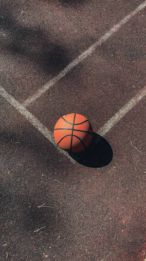 Preview Wallpaper Basketball, Basketball Ball, Ball, Court, Marking Wallpaper