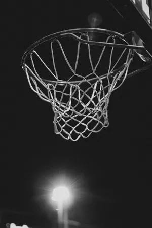 Preview Wallpaper Basketball Ring, Bw, Net, Basketball Wallpaper