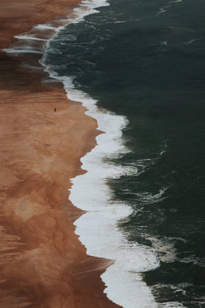 Preview Wallpaper Beach, Silhouette, Sad, Alone Wallpaper