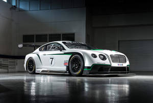 Preview Wallpaper Bentley, Continental, Gt3, Sports Car, Side View Wallpaper