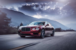 Preview Wallpaper Bentley, Flying Spur, Movement Wallpaper