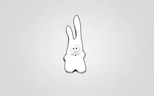 Preview Wallpaper Bunny, Drawing, Sad Wallpaper