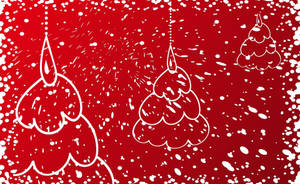 Preview Wallpaper Christmas Trees, Snow, Background Wallpaper