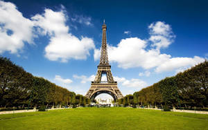 Preview Wallpaper City, Paris, France, Tower, Grass, Sky Wallpaper
