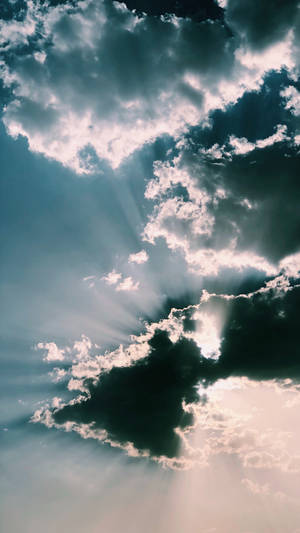 Preview Wallpaper Clouds, Rays, Sky Wallpaper