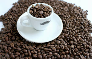Preview Wallpaper Coffee, Coffee Beans, Cup Wallpaper