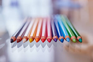 Preview Wallpaper Colored Pencils, Sharpened, Colorful Wallpaper
