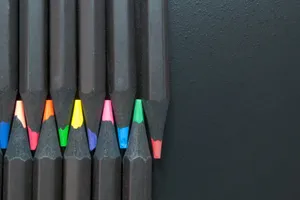 Preview Wallpaper Colored Pencils, Sharpened, Minimalism Wallpaper