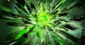 Preview Wallpaper Crystals, Debris, Explosion, Light Wallpaper