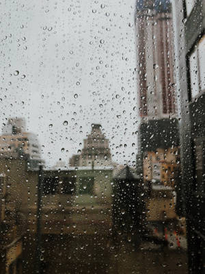 Preview Wallpaper Drops, Rain, Window, City, Glass Wallpaper